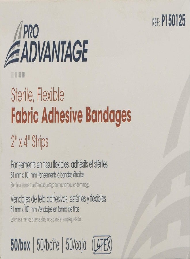 ProAdvantage Pro Advantage Band-Aids - Fabric 2"x4" - Box of 50 - Image 2